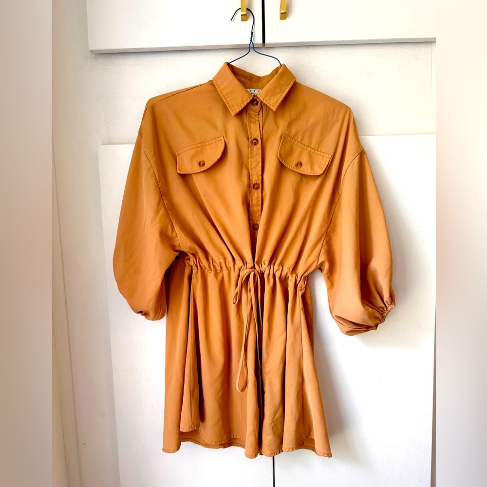 Neutral Shirt Dress Size Small